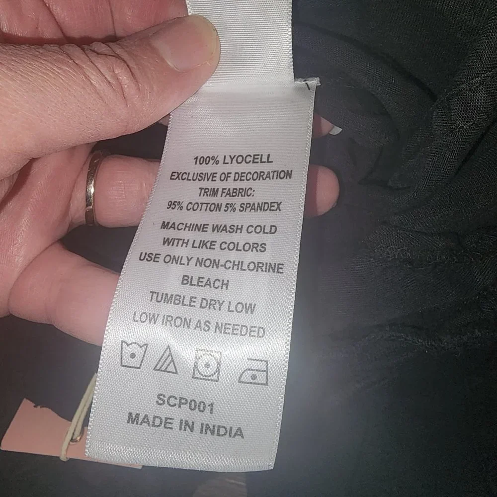 Quince Vintage Wash Tencel Utility Jogger NWT Black Large - Picture 7 of 8